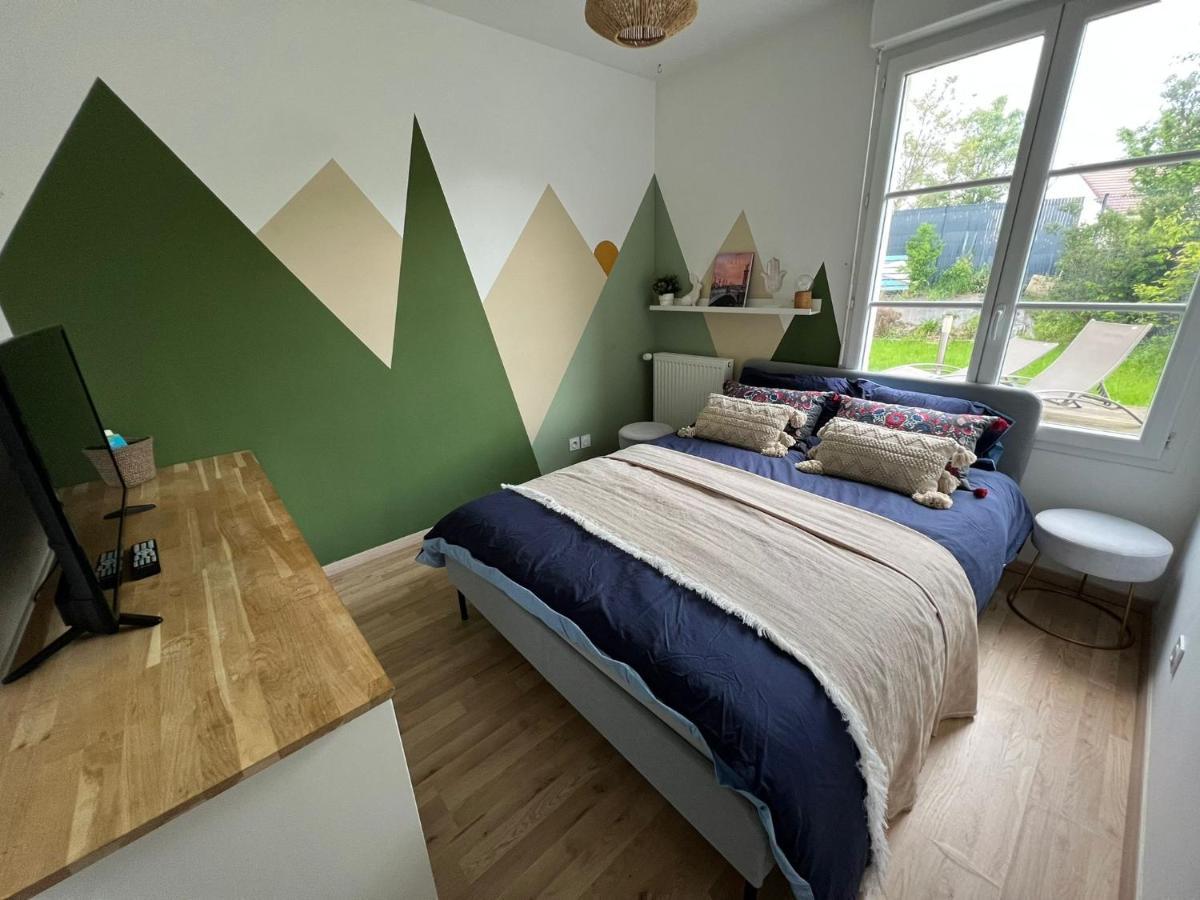 Апартаменты Logement Exceptionnel Avec Jardin Proche Disney Монтеврен Экстерьер фото